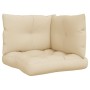 Cojines para sofá de palets 3 unidades tela beige de vidaXL, Cojines para sillas y sofás - Ref: Foro24-47472, Precio: 45,46 €...