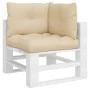Cojines para sofá de palets 3 unidades tela beige de vidaXL, Cojines para sillas y sofás - Ref: Foro24-47472, Precio: 37,87 €...