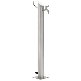 Columna de agua de jardín acero inoxidable redonda 95 cm de vidaXL, Sistemas de riego - Ref: Foro24-45456, Precio: 85,83 €, D...