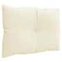Cojines para sofá de palets 3 unidades tela crema de vidaXL, Cojines para sillas y sofás - Ref: Foro24-47475, Precio: 51,15 €...