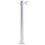 Fuente de agua para jardín acero inoxidable redonda 100 cm de vidaXL, Sistemas de riego - Ref: Foro24-364503, Precio: 43,66 €...