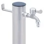 Fuente de agua para jardín acero inoxidable redonda 100 cm de vidaXL, Sistemas de riego - Ref: Foro24-364503, Precio: 41,76 €...