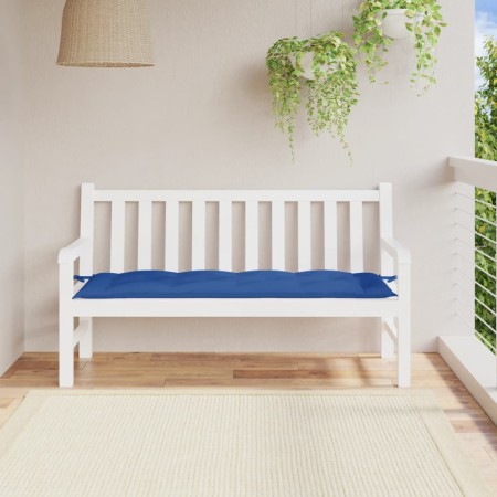 Cojín de banco de jardín tela Oxford azul 150x50x7 cm de vidaXL, Cojines para sillas y sofás - Ref: Foro24-314966, Precio: 32...