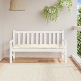 Garden bench cushion Oxford fabric cream white 150x50x7 cm by vidaXL, Cushions for chairs and sofas - Ref: Foro24-314958, Pri...