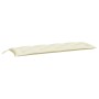 Cojín de banco de jardín tela Oxford blanco crema 150x50x7 cm de vidaXL, Cojines para sillas y sofás - Ref: Foro24-314958, Pr...