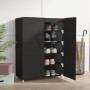 Armario zapatero de tela negro 60x28x90 cm de vidaXL, Zapateros y organizadores de calzado - Ref: Foro24-337261, Precio: 38,5...