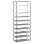 Armario zapatero de tela gris 60x30x166 cm de vidaXL, Zapateros y organizadores de calzado - Ref: Foro24-337259, Precio: 49,4...