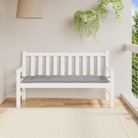 Cojín de banco de jardín tela Oxford gris 150x50x7 cm de vidaXL, Cojines para sillas y sofás - Ref: Foro24-314957, Precio: 29...
