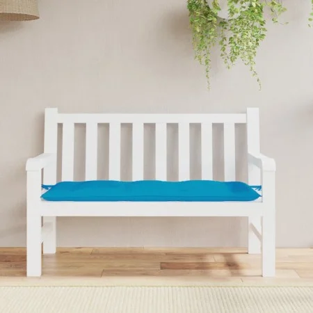 Cojín de banco de jardín tela Oxford azul 120x50x7 cm de vidaXL, Cojines para sillas y sofás - Ref: Foro24-314948, Precio: 27...