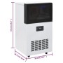 Máquina de hacer cubitos de hielo negra 45 kg/24 h de vidaXL, Máquinas de hielo - Ref: Foro24-50759, Precio: 345,21 €, Descue...