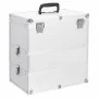 Maletín de maquillaje 37x24x40 cm aluminio plateado de vidaXL, Neceseres - Ref: Foro24-91839, Precio: 64,41 €, Descuento: %