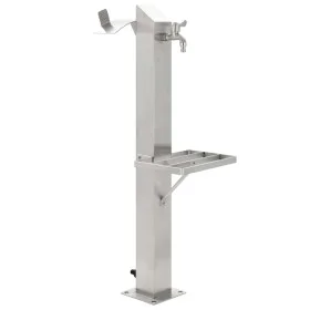 Stainless steel square garden water column 95 cm by vidaXL, Irrigation systems - Ref: Foro24-45455, Price: 155,50 €, Discount: %