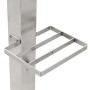 Columna de agua de jardín acero inoxidable cuadrada 95 cm de vidaXL, Sistemas de riego - Ref: Foro24-45455, Precio: 168,09 €,...