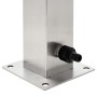 Columna de agua de jardín acero inoxidable cuadrada 95 cm de vidaXL, Sistemas de riego - Ref: Foro24-45455, Precio: 168,09 €,...