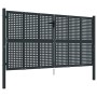 Puerta de jardín acero gris antracita 300x200 cm de vidaXL, Puertas de jardín - Ref: Foro24-154568, Precio: 745,03 €, Descuen...