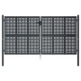 Puerta de jardín acero gris antracita 300x200 cm de vidaXL, Puertas de jardín - Ref: Foro24-154568, Precio: 745,03 €, Descuen...