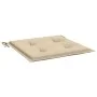 Cojines de silla de jardín 4 uds tela Oxford beige 50x50x3 cm de vidaXL, Cojines para sillas y sofás - Ref: Foro24-314044, Pr...
