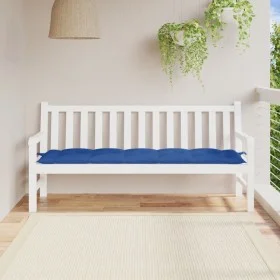Cojín de banco de jardín tela Oxford azul 180x50x7 cm de vidaXL, Cojines para sillas y sofás - Ref: Foro24-314978, Precio: 27...