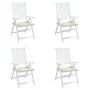 Cojines de silla de jardín 4 uds tela Oxford crema 50x50x3 cm de vidaXL, Cojines para sillas y sofás - Ref: Foro24-314042, Pr...
