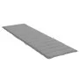 Cojín de tumbona de tela Oxford gris 200x50x3 cm de vidaXL, Cojines para sillas y sofás - Ref: Foro24-314189, Precio: 33,48 €...