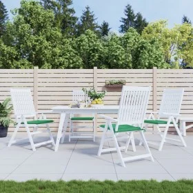 Cojines de silla de jardín 4 uds tela Oxford verde 50x50x3 cm de vidaXL, Cojines para sillas y sofás - Ref: Foro24-314048, Pr...