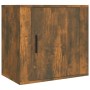 Mesitas de noche de pared 2 uds color roble ahumado 50x30x47 cm de vidaXL, Mesitas de noche - Ref: Foro24-816875, Precio: 43,...