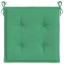 Cojines de silla de jardín 4 uds tela Oxford verde 50x50x3 cm de vidaXL, Cojines para sillas y sofás - Ref: Foro24-314048, Pr...