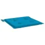 Cojines de silla de jardín 6 uds tela Oxford azul 50x50x3 cm de vidaXL, Cojines para sillas y sofás - Ref: Foro24-314047, Pre...