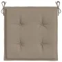 Cojines de silla de jardín 6 uds tela Oxford taupé 50x50x3 cm de vidaXL, Cojines para sillas y sofás - Ref: Foro24-314055, Pr...