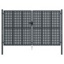 Puerta de jardín acero gris antracita 300x225 cm de vidaXL, Puertas de jardín - Ref: Foro24-154569, Precio: 865,16 €, Descuen...