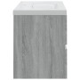 Mueble de baño con lavabo madera contrachapada gris Sonoma de vidaXL, Tocadores de baño - Ref: Foro24-3120343, Precio: 197,76...