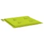 Cojines de silla de jardín 6 uds tela Oxford verde 50x50x3 cm de vidaXL, Cojines para sillas y sofás - Ref: Foro24-314064, Pr...