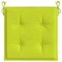 Cojines de silla de jardín 6 uds tela Oxford verde 50x50x3 cm de vidaXL, Cojines para sillas y sofás - Ref: Foro24-314064, Pr...