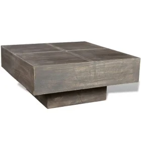 Mesa de centro cuadrada de madera maciza de mango marrón de vidaXL, Mesas de centro - Ref: Foro24-241133, Precio: 195,12 €, D...
