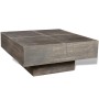 Mesa de centro cuadrada de madera maciza de mango marrón de vidaXL, Mesas de centro - Ref: Foro24-241133, Precio: 198,33 €, D...