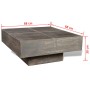Mesa de centro cuadrada de madera maciza de mango marrón de vidaXL, Mesas de centro - Ref: Foro24-241133, Precio: 198,33 €, D...