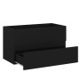 Mueble con lavabo madera de ingeniería negro de vidaXL, Tocadores de baño - Ref: Foro24-3071550, Precio: 200,32 €, Descuento: %