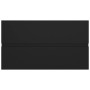 Mueble con lavabo madera de ingeniería negro de vidaXL, Tocadores de baño - Ref: Foro24-3071550, Precio: 200,32 €, Descuento: %