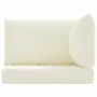 Cojines para palets 3 unidades tela Oxford blanco crema de vidaXL, Cojines para sillas y sofás - Ref: Foro24-315066, Precio: ...