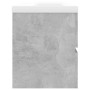 Mueble con lavabo madera de ingeniería gris hormigón de vidaXL, Tocadores de baño - Ref: Foro24-3071553, Precio: 191,62 €, De...