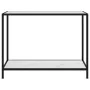 Mesa de consola blanco vidrio templado 100x35x75 cm de vidaXL, Mesas auxiliares - Ref: Foro24-322837, Precio: 77,66 €, Descue...