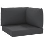 Cojines para palés 3 unidades tela Oxford negro de vidaXL, Cojines para sillas y sofás - Ref: Foro24-315071, Precio: 42,04 €,...