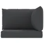 Cojines para palés 3 unidades tela Oxford negro de vidaXL, Cojines para sillas y sofás - Ref: Foro24-315071, Precio: 41,43 €,...