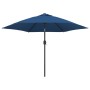 Sombrilla de jardín con palo de metal azul celeste 300 cm de vidaXL, Sombrillas - Ref: Foro24-47127, Precio: 78,02 €, Descuen...