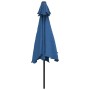 Sombrilla de jardín con palo de metal azul celeste 300 cm de vidaXL, Sombrillas - Ref: Foro24-47127, Precio: 78,02 €, Descuen...