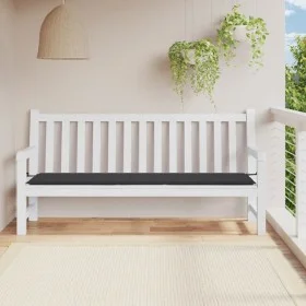 Cojín de banco de jardín tela Oxford negro 200x50x3 cm de vidaXL, Cojines para sillas y sofás - Ref: Foro24-47613, Precio: 30...