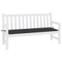 Cojín de banco de jardín tela Oxford negro 200x50x3 cm de vidaXL, Cojines para sillas y sofás - Ref: Foro24-47613, Precio: 30...