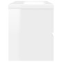 Mueble con lavabo madera de ingeniería blanco brillo de vidaXL, Tocadores de baño - Ref: Foro24-3071555, Precio: 215,91 €, De...