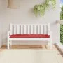 Cojín de banco de jardín tela Oxford rojo 150x50x7 cm de vidaXL, Cojines para sillas y sofás - Ref: Foro24-314962, Precio: 32...