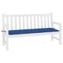 Cojín de banco de jardín tela Oxford azul 200x50x3 cm de vidaXL, Cojines para sillas y sofás - Ref: Foro24-314099, Precio: 23...